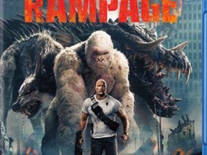 Action hero with giant mutated gorilla and monsters