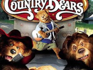 Country Bears poster featuring guitar-playing bear