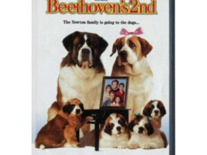 Beethoven's 2nd DVD cover with St. Bernards