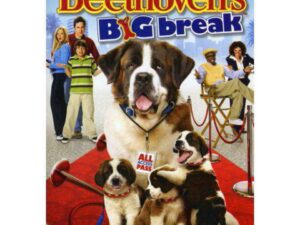 Beethoven movie poster with Saint Bernard puppies