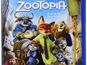 Zootopia Blu-ray cover featuring main characters