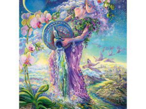 "Aquarius" Josephine Wall Glitter Edition 1000 Piece Jigsaw Puzzle by Buffalo Games