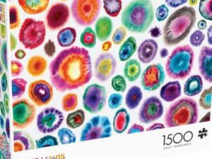 "Rainbow River Rocks" Josie Lewis 1500 Piece Jigsaw Puzzle by Buffalo Games