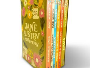 Jane Austen boxed book collection with floral design