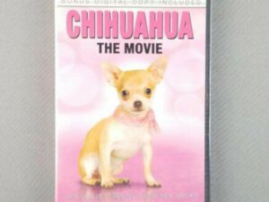 DVD cover: chihuahua puppy on pink background