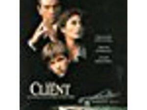 Dark film poster with three faces, river