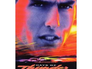 Days of Thunder movie poster, intense male face