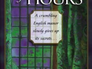 Book cover: cat silhouette at green window