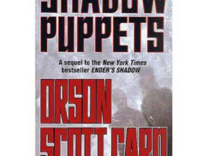 Shadow Puppets book cover with bold red text