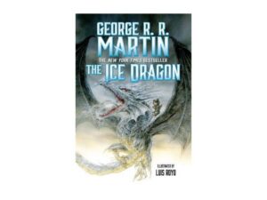 The Ice Dragon book cover with dragon