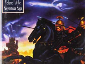 Dark Queen book cover: armored knight charging