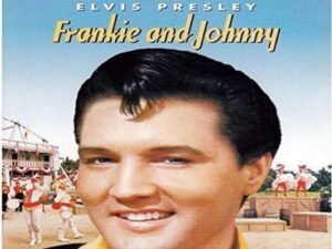 Vintage movie poster featuring smiling male singer