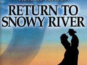 Return to Snowy River poster with silhouetted couple