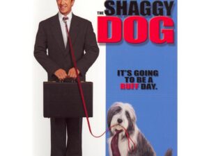 Shaggy Dog movie poster: suited man and dog