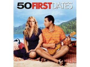 50 First Dates DVD cover, couple on beach