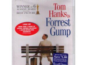 Forrest Gump DVD cover showing man on bench
