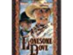 Lonesome Dove poster with cowboy portraits