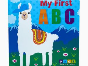 My First ABC book cover with llama