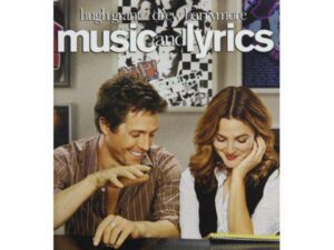 Romantic comedy movie poster with smiling couple