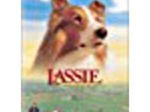 Lassie movie poster with collie dog