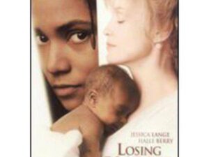 Movie poster with two women and sleeping baby
